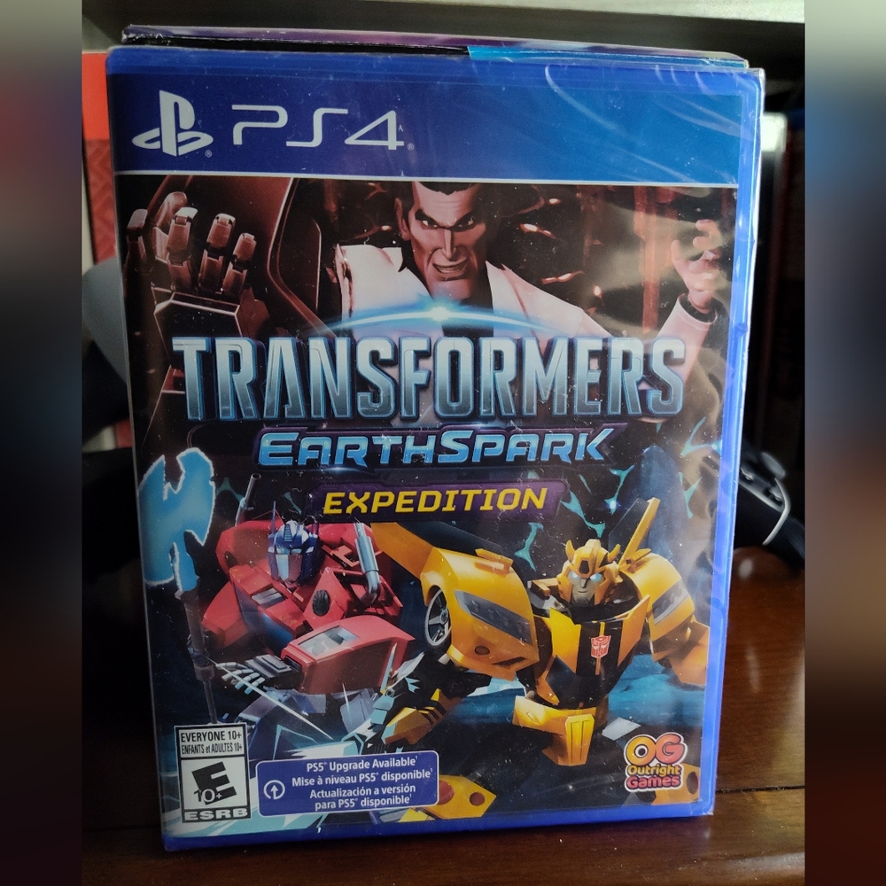 Transformers Earthspark Expedition PS4 Videogame.